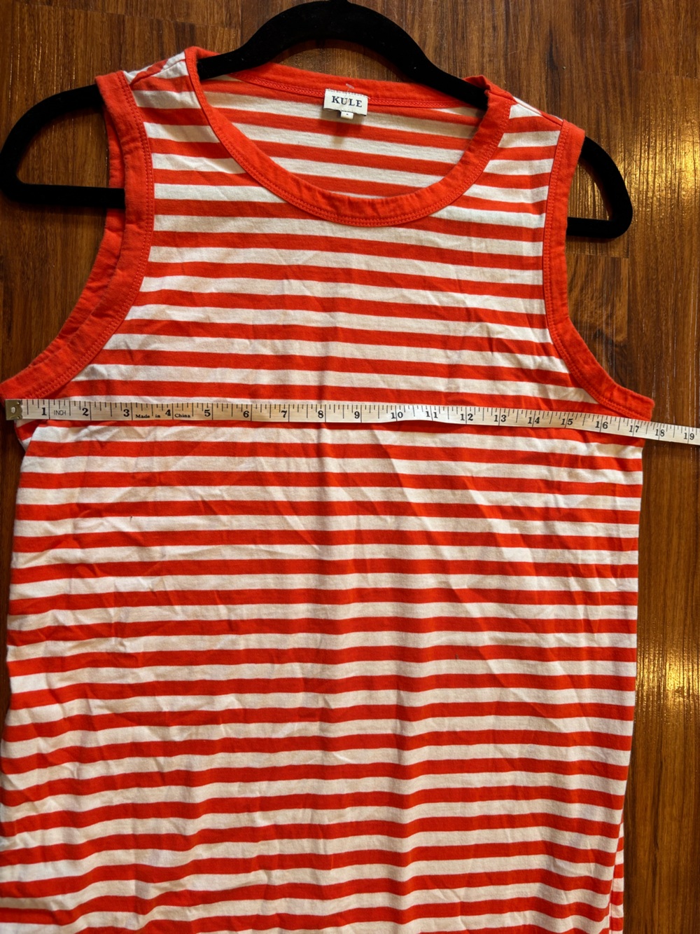 Kule The Tank Midi Dress in Orange Size Small - Picture 9 of 9